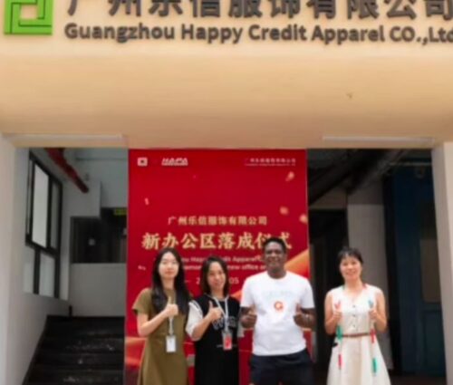 Hunan Galaxy Global Trade Development Visit to Guangzhou Credit Happy Apparel Co. Ltd.
